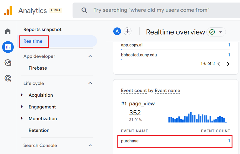 GA4 (Google Analytics 4) Measurement Protocol Tutorial 118 Real Time report in your GA4 property