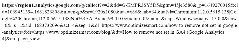 GA4 (Google Analytics 4) Measurement Protocol Tutorial 25 Here is what the transport looks like