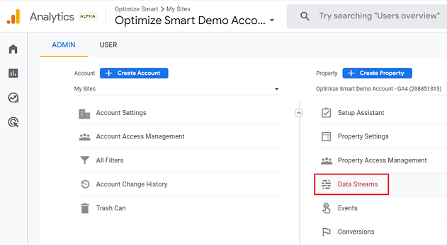 GA4 (Google Analytics 4) Measurement Protocol Tutorial 73 ga4 data streams 2