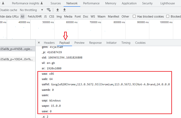 GA4 (Google Analytics 4) Measurement Protocol Tutorial 13 user agent related query parameters
