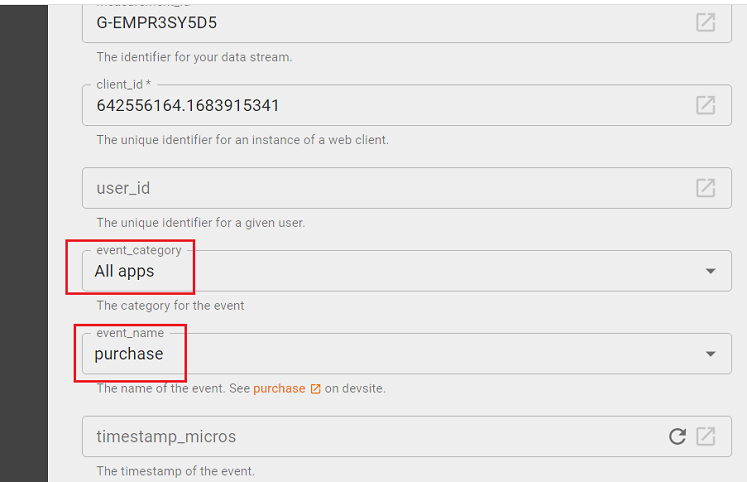 GA4 (Google Analytics 4) Measurement Protocol Tutorial 103 select the event category and event name