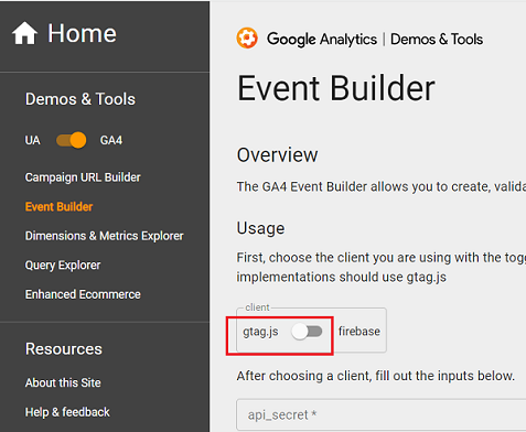 GA4 (Google Analytics 4) Measurement Protocol Tutorial 99 choose gtag.js as a client