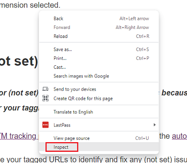 GA4 (Google Analytics 4) Measurement Protocol Tutorial 30 Right click on the page 1