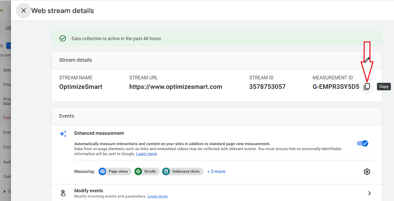 GA4 (Google Analytics 4) Measurement Protocol Tutorial 86 copy the value of the measurement ID