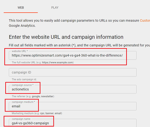 Google Analytics Campaign URL builder tool how to use it 1