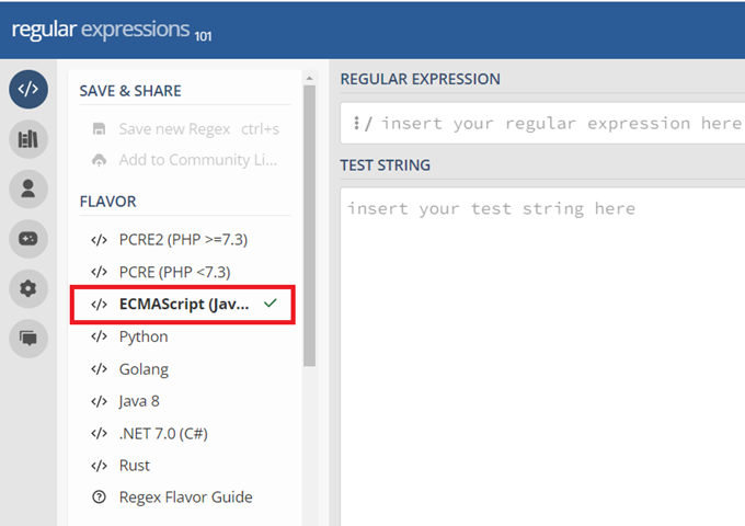 GA4 Regex (Regular Expressions): How to Use Them for Better Analysis 2 select ‘JavaScript as the flavour