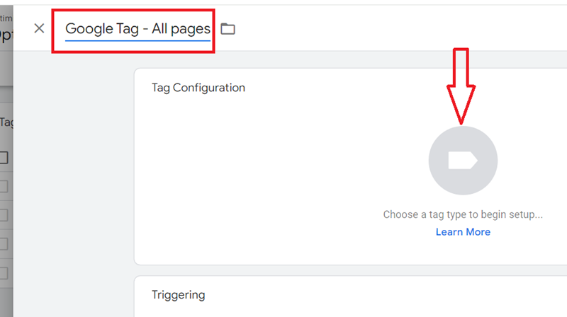 gtag.js – Google Tag in Google Analytics 4 and beyond. 18 Choose a tag type to begin setup