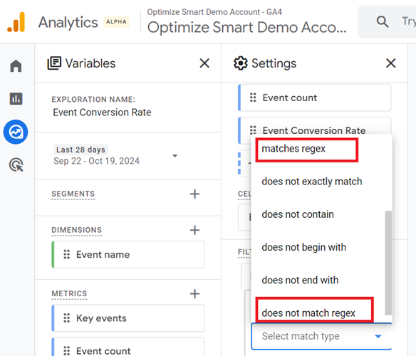 GA4 Regex (Regular Expressions): How to Use Them for Better Analysis 9 You can use regex while setting up data filters