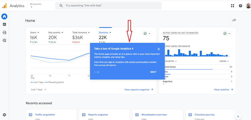 Free GA4 training and tutorial with Certification 8 You should now see a message box like the one below