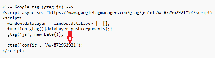 gtag.js – Google Tag in Google Analytics 4 and beyond. 4 AW XXXXXXXXX