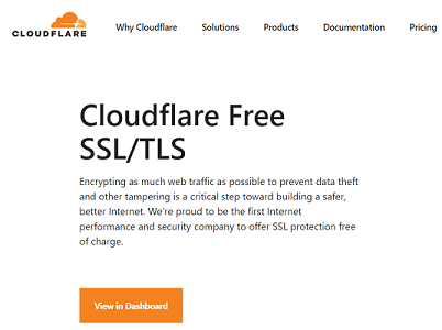 get this certificate for free from Cloudflare