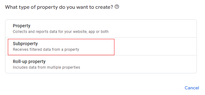 Free GA4 training and tutorial with Certification 68 ga4 subproperty