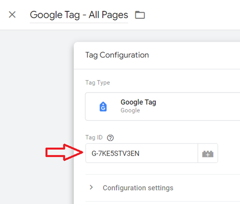 gtag.js – Google Tag in Google Analytics 4 and beyond. 22 A tag ID in a Google tag