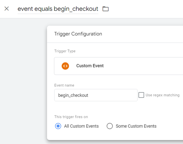 Tracking coupons in GA4 Trigger configuration