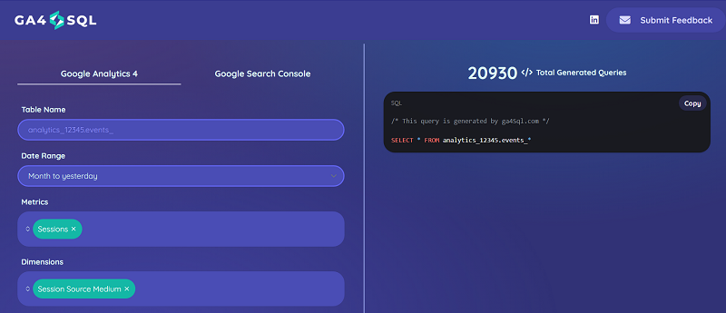 Free GA4 training and tutorial with Certification 102 ga4 sql