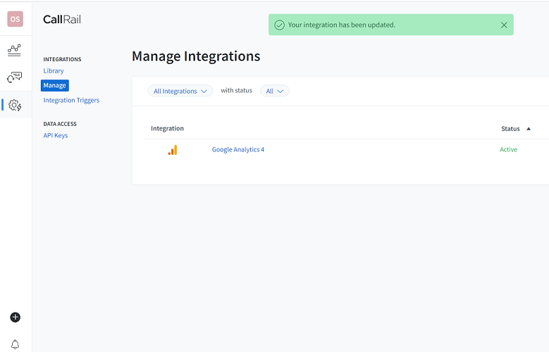 manage integrations