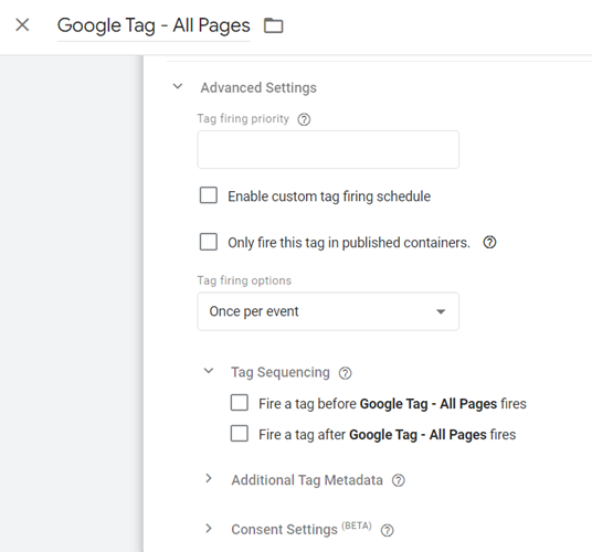 ‘Tag Sequencing‘